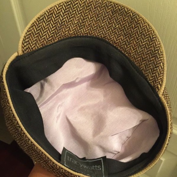 TracyWatts Wool Page Boy style hat - Picture 3 of 4